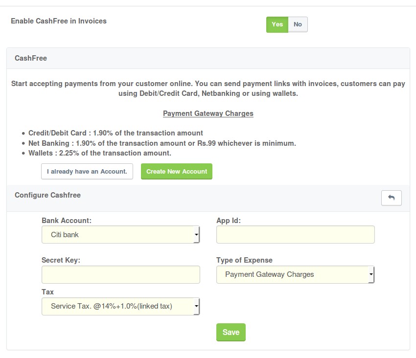 Configure Your Payment Gateway Account