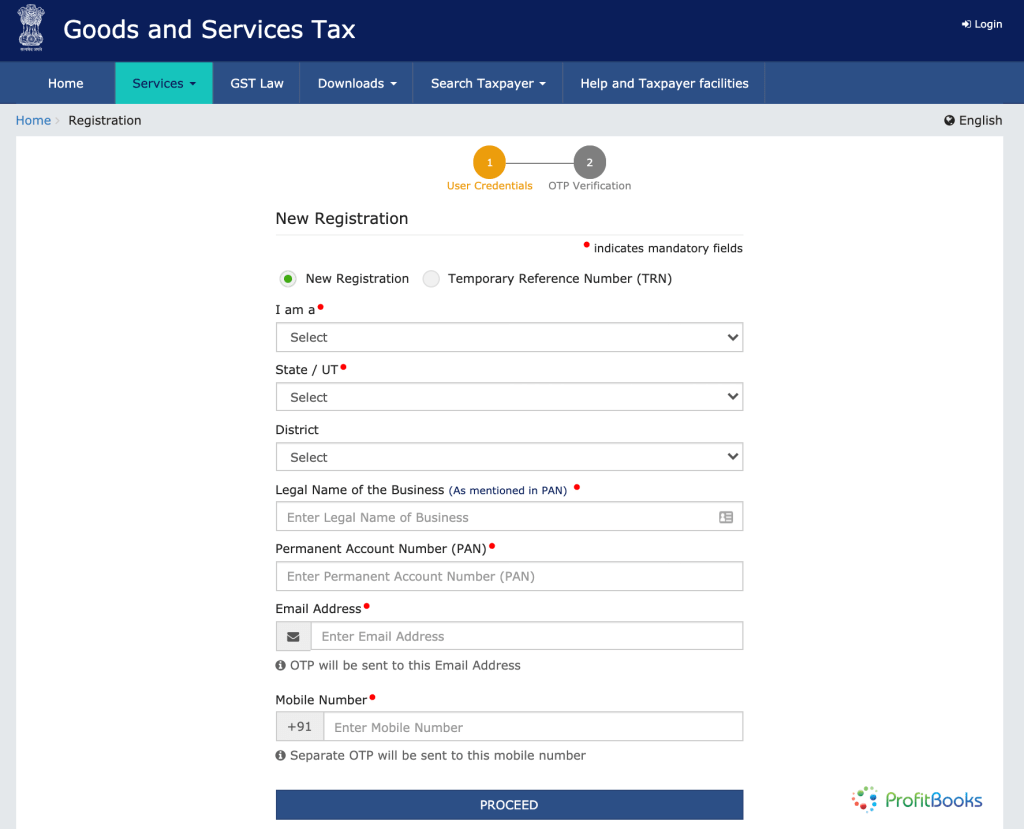 Gst Registration Process