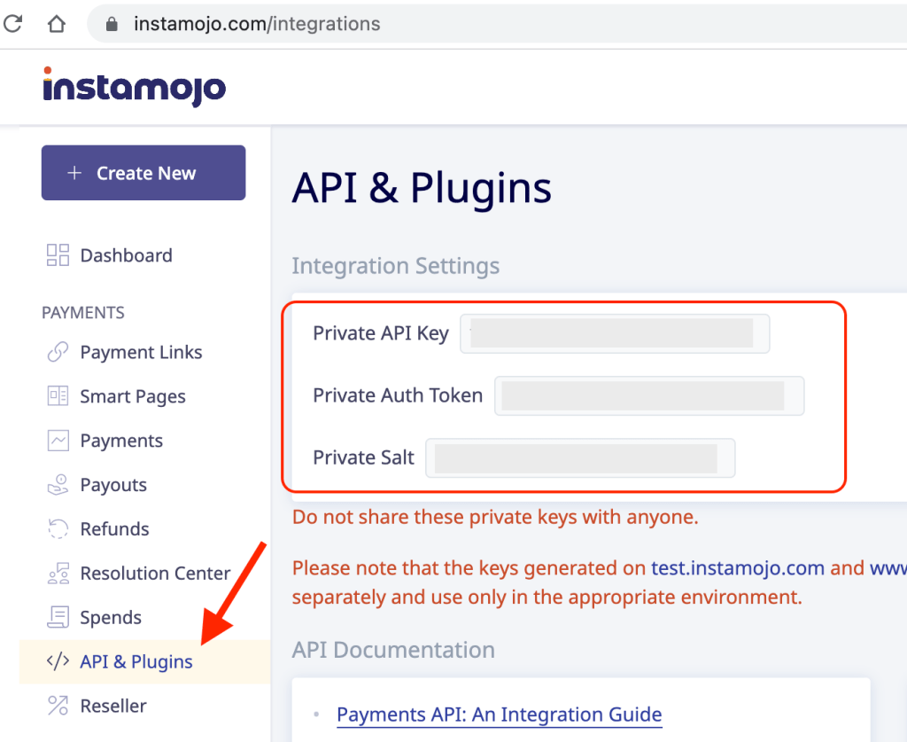 Instamojo Integration With Profitbooks