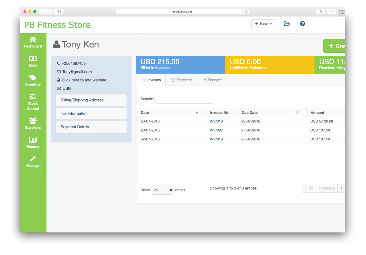 Create Invoices &Amp; Manage Customers