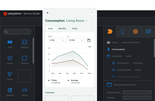 Outsystems Dashboard &Amp; Interface