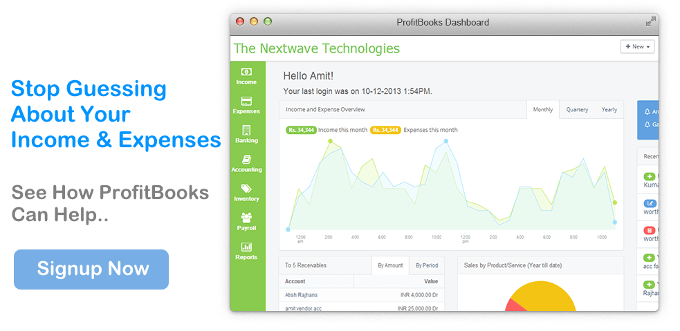 Signup With Profitbooks