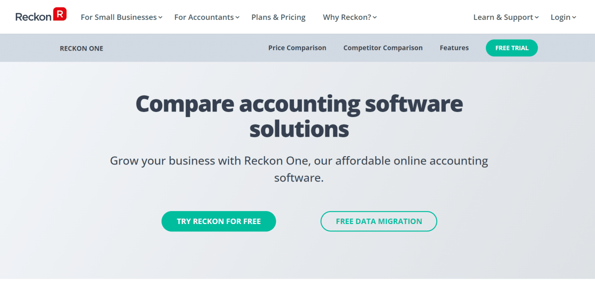 Reckon Accounting Software.