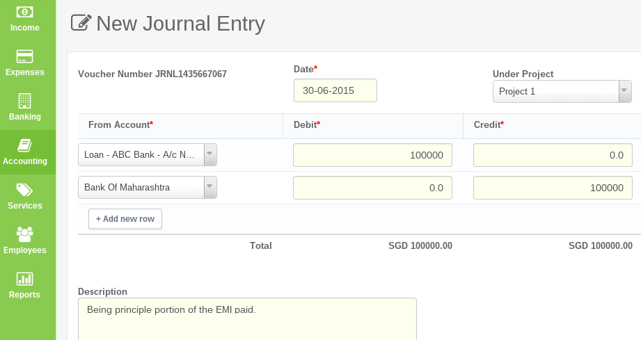 Record Emi Payment