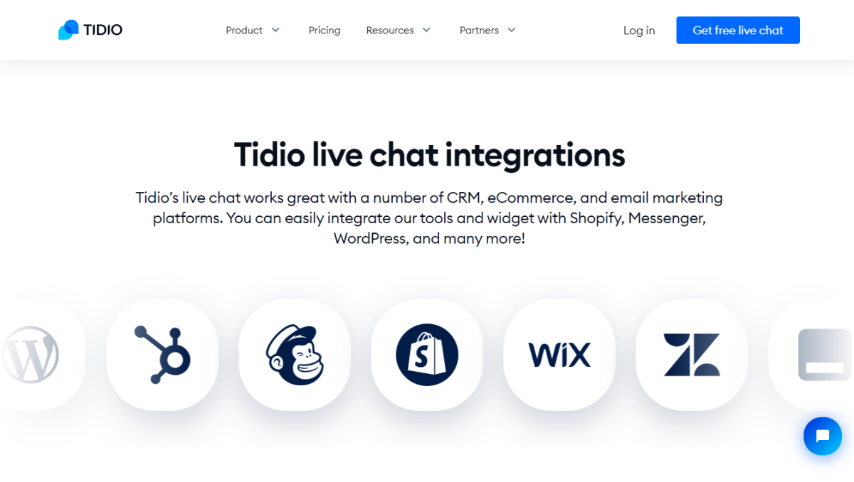 Tidio Integrations