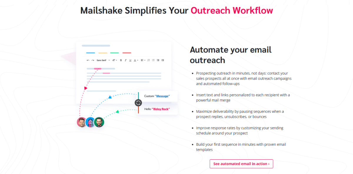 Mailshake Cold Email Features