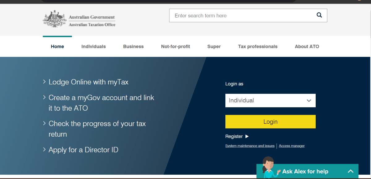Australia Tax Website Home Page, Where You Can Look At More Information About Gst 
