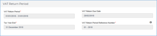 Vat Return Period