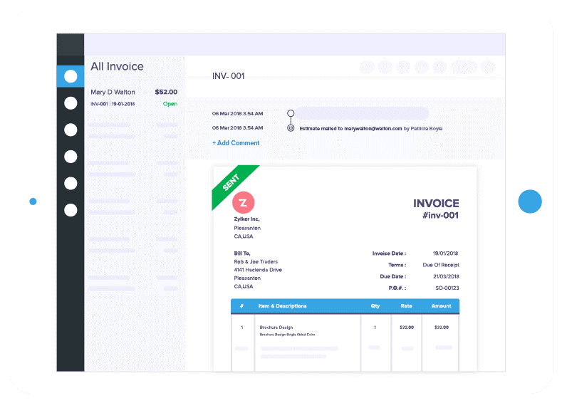 Zoho Invoicing